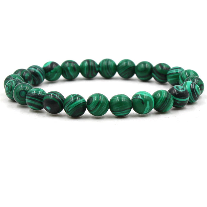 Jewelry WholesaleWholesale 8mm dumb black matte Malachite couple Bracelet JDC-BT-Xinduo007 Bracelet 新朵 %variant_option1% %variant_option2% %variant_option3%  Factory Price JoyasDeChina Joyas De China