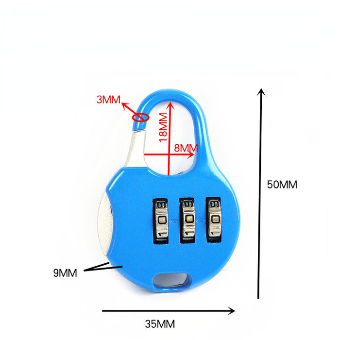 Jewelry WholesaleWholesale Zinc Alloy Mini Combination Lock JDC-LC-JSheng001 Lock 佳昇 %variant_option1% %variant_option2% %variant_option3%  Factory Price JoyasDeChina Joyas De China