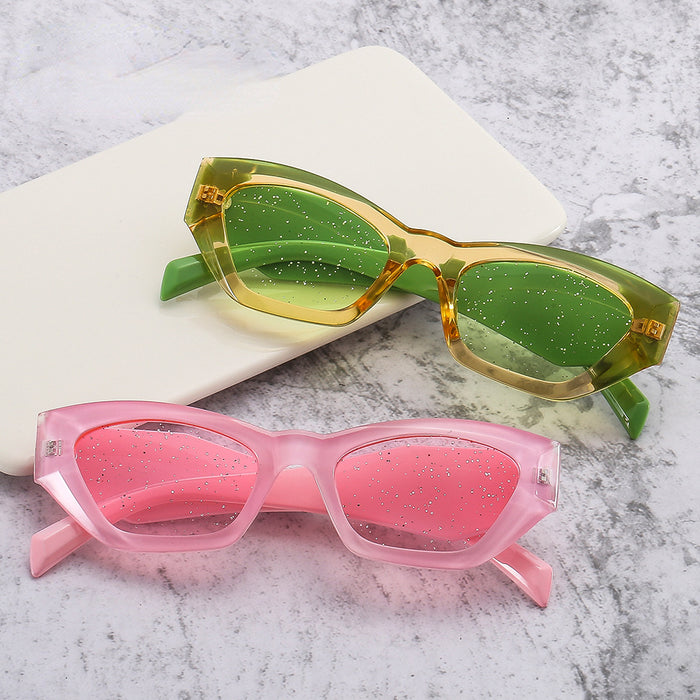 Wholesale Sunglasses AC Irregular Bud Glitter MOQ≥2 JDC-SG-XiA033