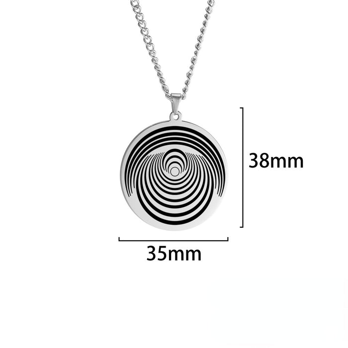 Wholesale Necklaces Stainless Steel Curved Line MOQ≥2 JDC-NE-GEXA004