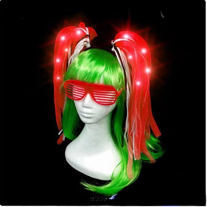 Wholesale Headband Plastic Flash Hose LED Light Braids JDC-HD-TaY001