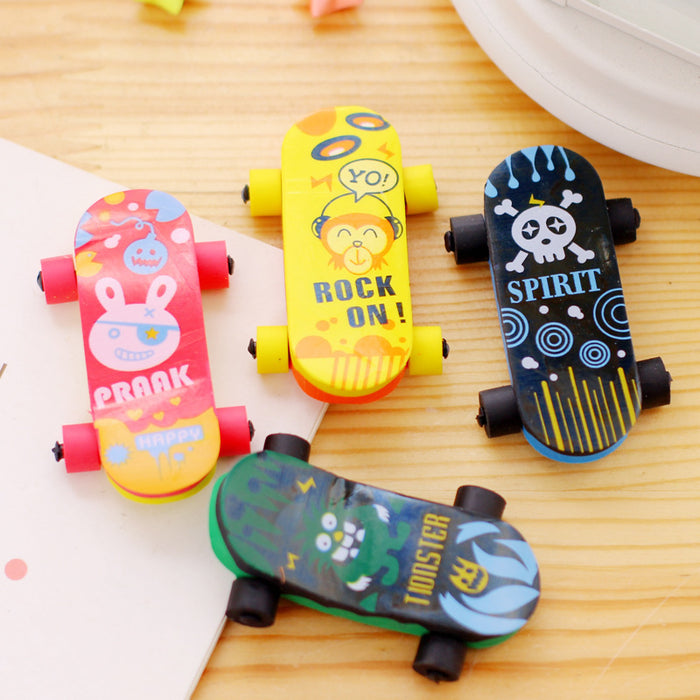 Wholesale Rubber Skateboard Eraser Giveaway MQO≥2 JDC-ERA-Qibo002