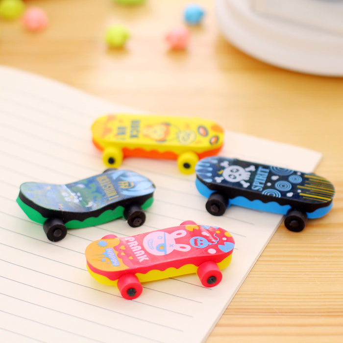 Wholesale Rubber Skateboard Eraser Giveaway MQO≥2 JDC-ERA-Qibo002