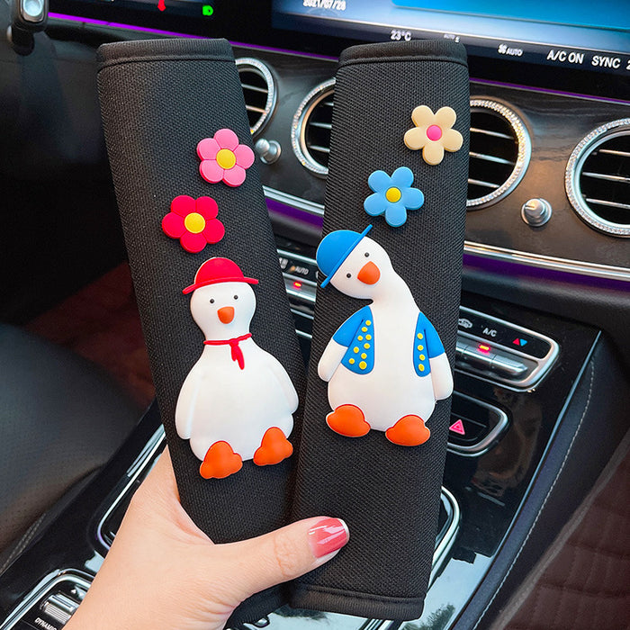 Wholesale Car Seat Belt Shoulder Guard Ice Silk Cute Cartoon MOQ≥2 JDC-CA-YueRan001