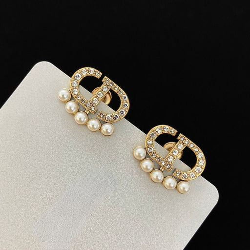 Jewelry WholesaleWholesale Alloy Pearl Earrings MOQ≥2 JDC-ES-LQue001 Earrings 蓝鹊 %variant_option1% %variant_option2% %variant_option3%  Factory Price JoyasDeChina Joyas De China