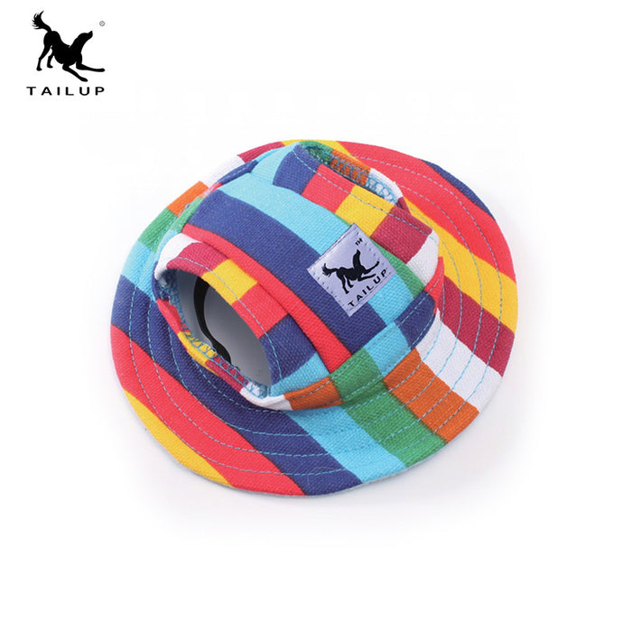 Wholesale pet supplies mesh breathable sun hats cat and dog hats JDC-FH-JGG002