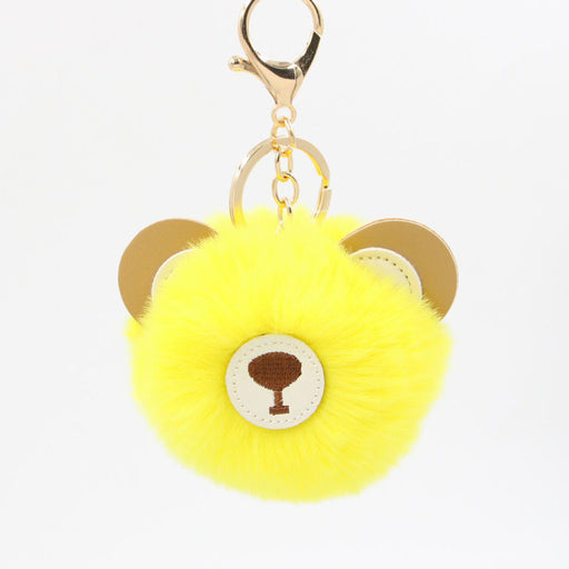 Jewelry WholesaleWholesale cute cartoon brown bear hairball Keychain JDC-KC-Zuge048 Keychains 祖格 %variant_option1% %variant_option2% %variant_option3%  Factory Price JoyasDeChina Joyas De China