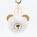 Jewelry WholesaleWholesale cute cartoon brown bear hairball Keychain JDC-KC-Zuge048 Keychains 祖格 %variant_option1% %variant_option2% %variant_option3%  Factory Price JoyasDeChina Joyas De China