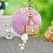 Jewelry WholesaleWholesale Rhinestone Pack Hair Ball Keychain JDC-KC-RYuan004 Keychains 锐源 %variant_option1% %variant_option2% %variant_option3%  Factory Price JoyasDeChina Joyas De China