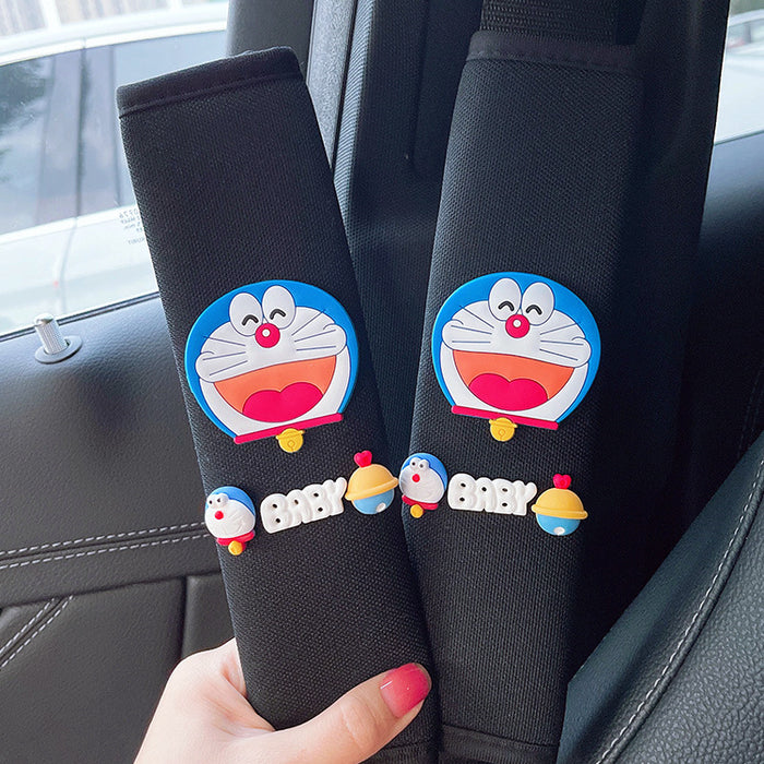 Wholesale Car Seat Belt Shoulder Guard Ice Silk Cute Cartoon MOQ≥2 JDC-CA-YueRan001