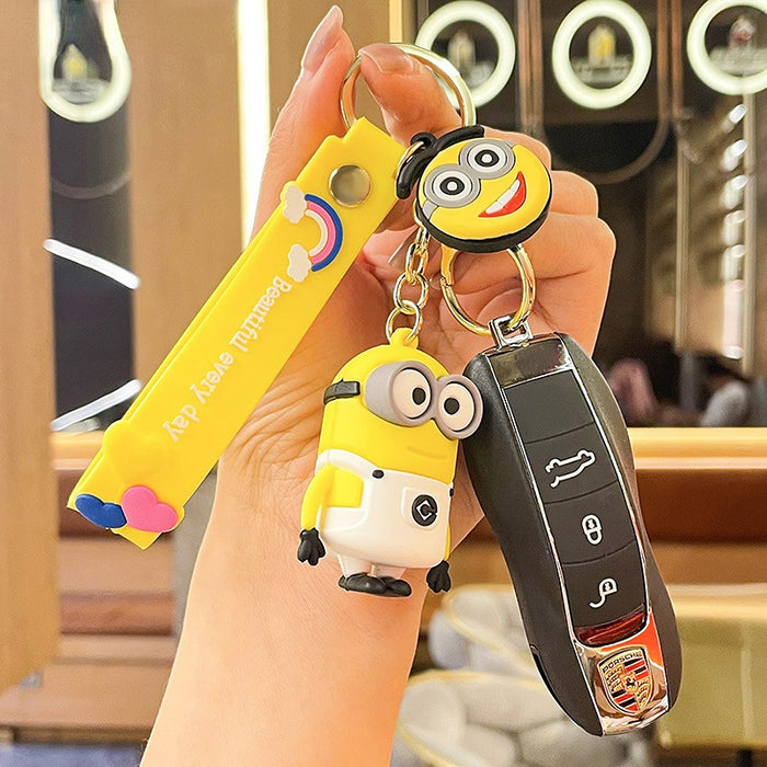 Wholesale Cartoon Silicone Doll Keychain JDC-KC-BXin004