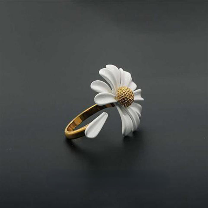 Wholesale Daisy Alloy Earring Necklace Bracelet Ring JDC-RS-ZheX001