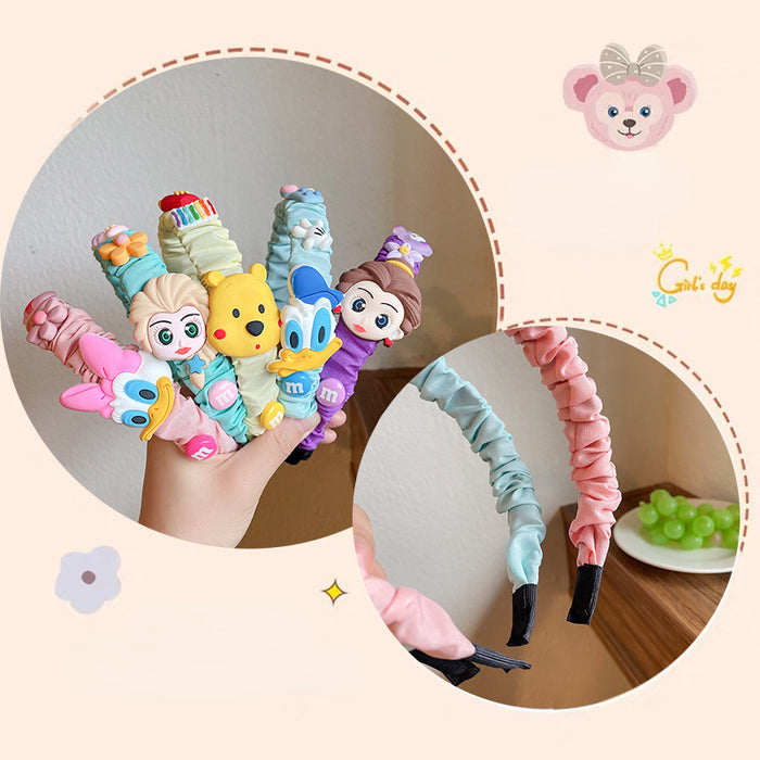 Wholesale headband cloth girl cartoon princess MOQ≥2 JDC-HD-WangFeng002