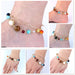 Jewelry WholesaleWholesale Galaxy Eight Planets Tianran Stone Anklet JDC-AS-Lingda003 Anklets 伶达 %variant_option1% %variant_option2% %variant_option3%  Factory Price JoyasDeChina Joyas De China