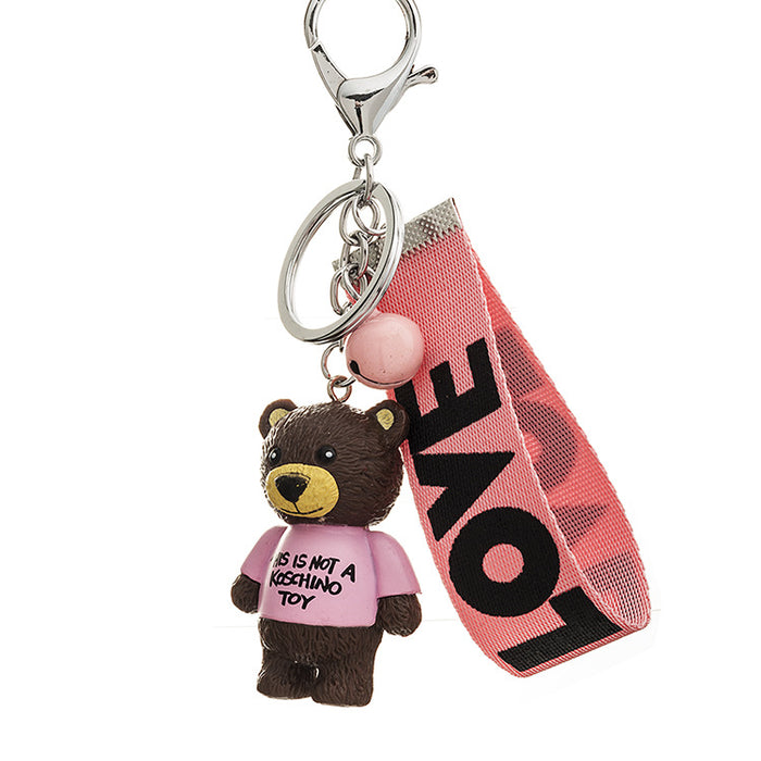 Wholesale cartoon bear key chain MOQ≥3 JDC-KC-TongY005