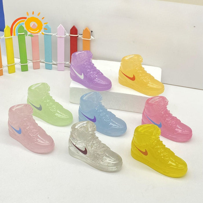 Wholesale Diy Plastic Resin Cartoon Sneakers Trendy Play Resin  Creative Keychain JDC-KC-RuiQ011