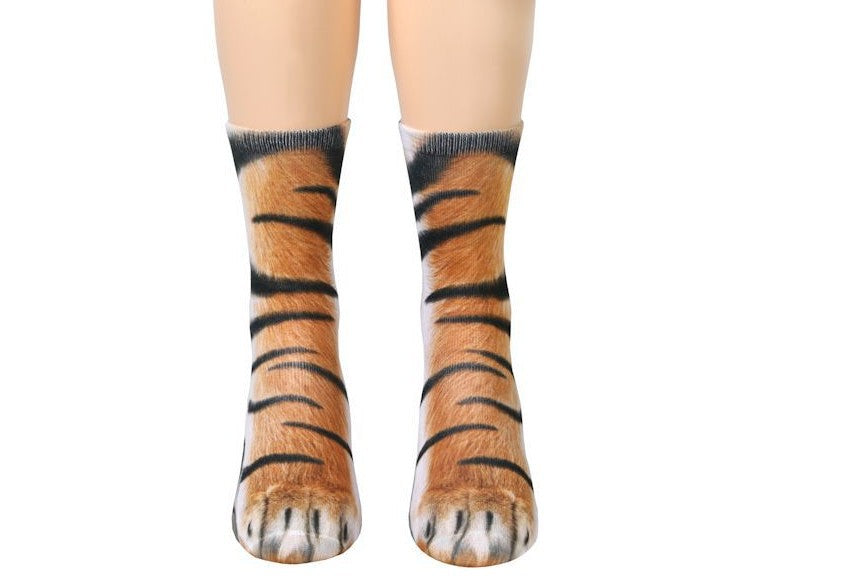 Wholesale Sock Poly Cotton Unisex Adult Animal Print JDC-SK-ZJWL002