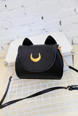 Wholesale Shoulder Bag PU Beautiful Girl Kitten JDC-SD-LanC004