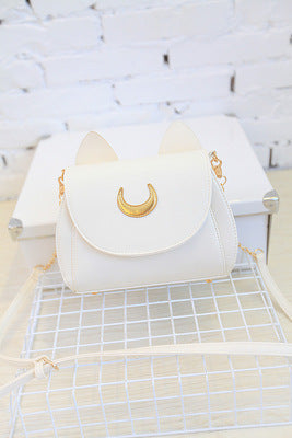 Wholesale Shoulder Bag PU Beautiful Girl Kitten JDC-SD-LanC004