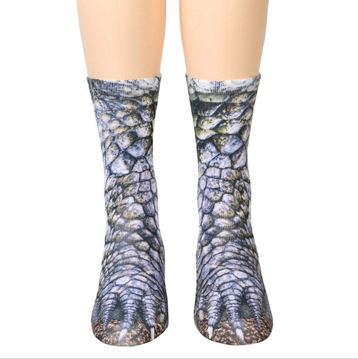 Wholesale Sock Poly Cotton Unisex Adult Animal Print JDC-SK-ZJWL002