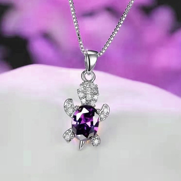 Wholesale Necklaces Alloy Cartoon Turtle Kids Rhinestones JDC-NE-JYS058