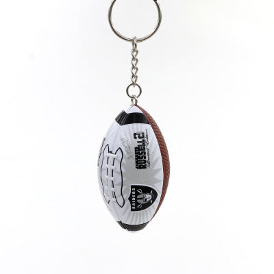 Wholesale Keychain PVC PU American Football Periphery Rugby MOQ≥5 JDC-KC-QPH003