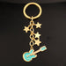 Jewelry WholesaleWholesale Pentagram Guitar Alloy Keychain JDC-KC-GSAJ006 Keychains 昂杰 %variant_option1% %variant_option2% %variant_option3%  Factory Price JoyasDeChina Joyas De China