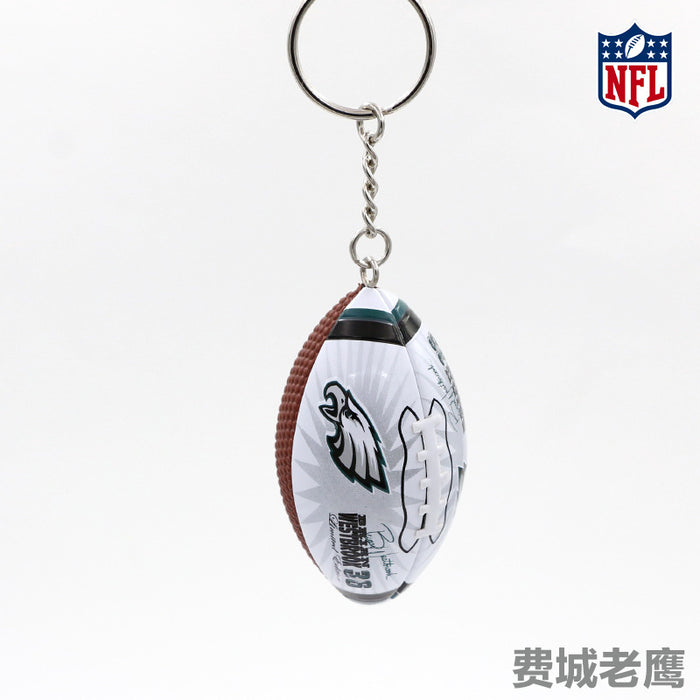 Wholesale Keychain PVC PU American Football Periphery Rugby MOQ≥5 JDC-KC-QPH003