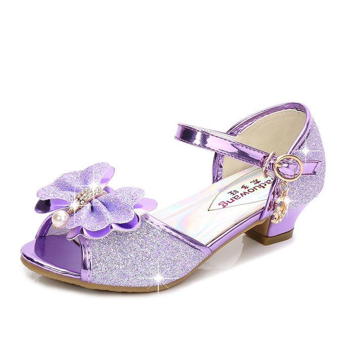 Wholesale Summer Princess Crystal Girls High Heels JDC-SD-MSX002