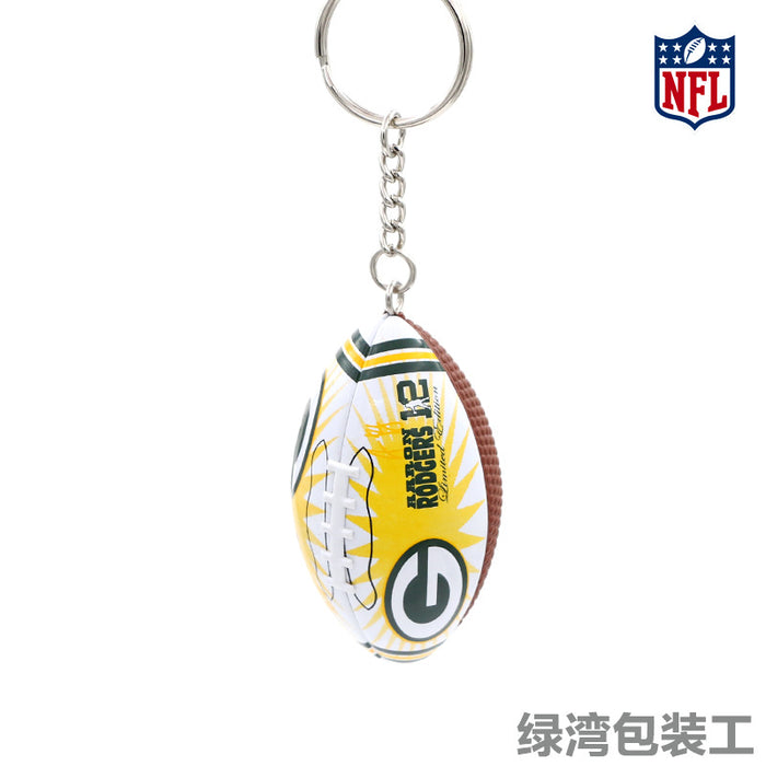 Wholesale Keychain PVC PU American Football Periphery Rugby MOQ≥5 JDC-KC-QPH003