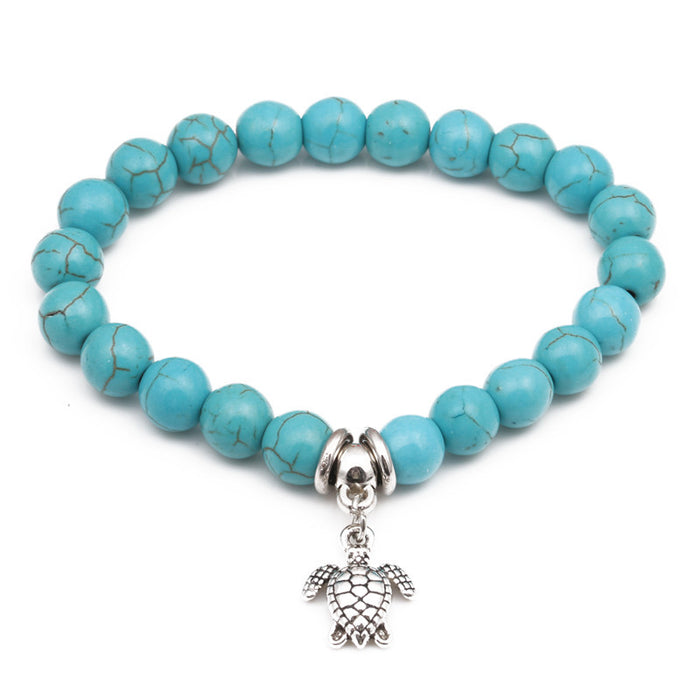 Jewelry WholesaleWholesale Turquoise Natural Stone Turtle Bracelet JDC-BT-ML058 Bracelet 米伦 %variant_option1% %variant_option2% %variant_option3%  Factory Price JoyasDeChina Joyas De China