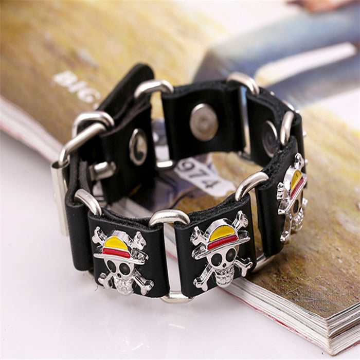 Wholesale Leather Bracelet Two Colors Available Leather Bracelet JDC-BT-SaiH014