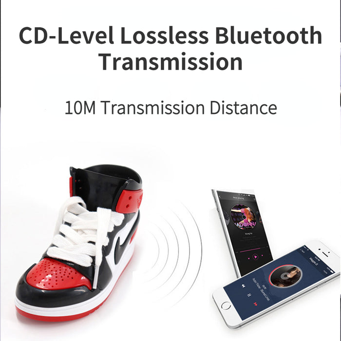 Wholesale USB Charging Sneakers Speaker Portable Card Bluetooth 32GB Speaker JDC-SR-JYH001