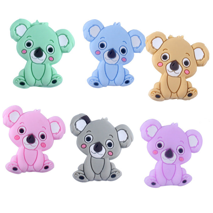 Wholesale 3cm Silicone Koala Beads JDC-BDS-Baoqin009