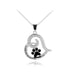 Jewelry WholesaleWholesale pet dog paw cutout love footprint alloy necklace JDC-NE-LangT007 Necklaces 阆天 %variant_option1% %variant_option2% %variant_option3%  Factory Price JoyasDeChina Joyas De China