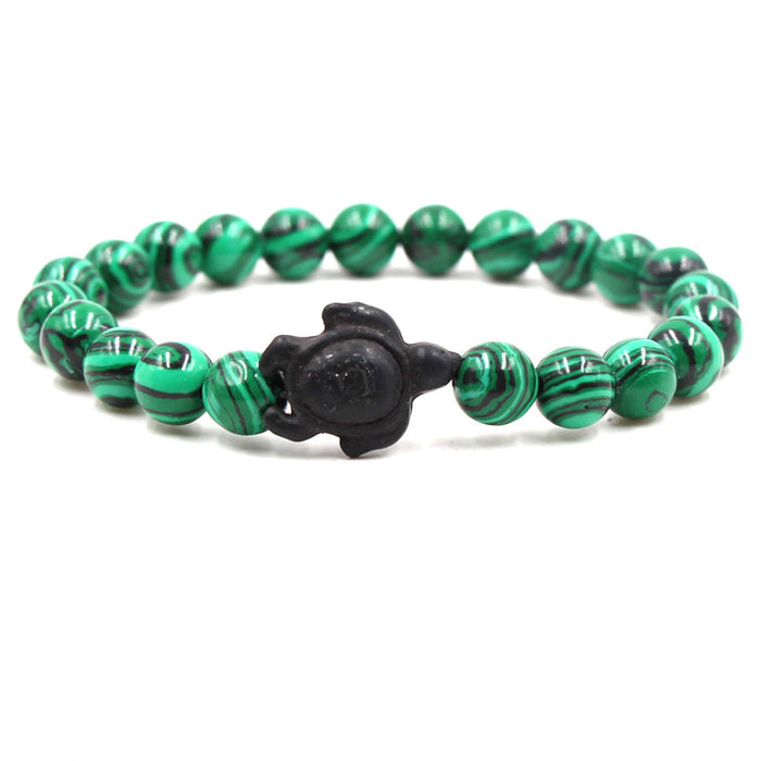 Jewelry WholesaleWholesale Turquoise Volcanic Stone Natural Stone Turtle Stretch Bracelet JDC-BT-Xinduo011 Bracelet 新朵 %variant_option1% %variant_option2% %variant_option3%  Factory Price JoyasDeChina Joyas De China