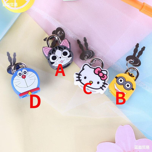 Jewelry WholesaleWholesale Cartoon Silicone Luggage Wardrobe Mini Lock (M) JDC-LC-YiLan001 Lock 益蓝 %variant_option1% %variant_option2% %variant_option3%  Factory Price JoyasDeChina Joyas De China