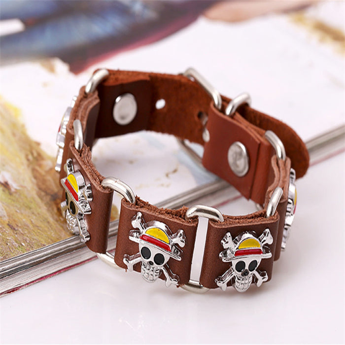 Wholesale Leather Bracelet Two Colors Available Leather Bracelet JDC-BT-SaiH014