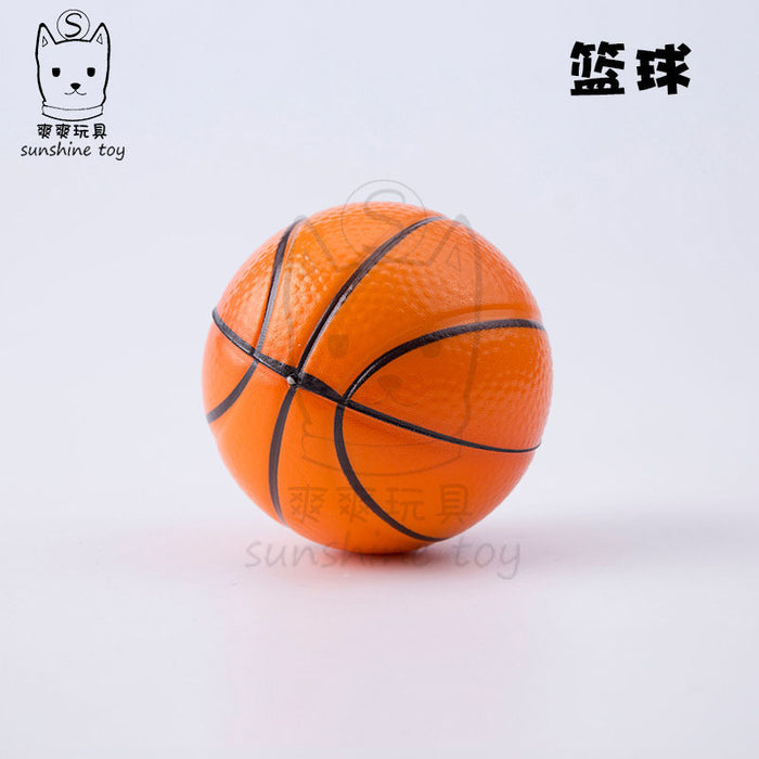 Wholesale Children's Decompression Toys PU Polyurethane Basketball Football JDC-FT-HongSh002