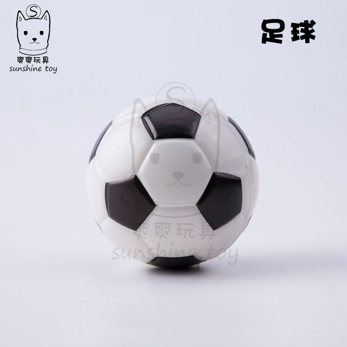 Wholesale Children's Decompression Toys PU Polyurethane Basketball Football JDC-FT-HongSh002