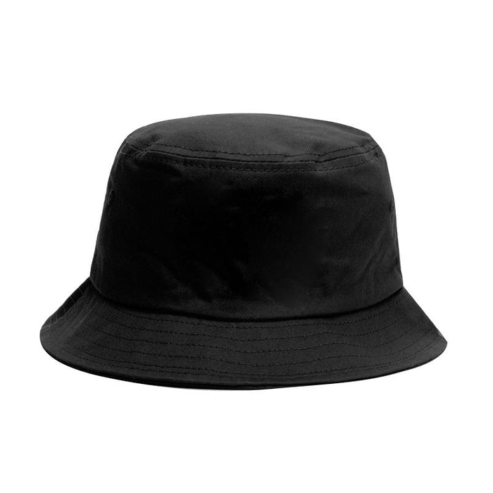 Wholesale Cotton Solid Color Parent-child Bucket Hat Flat Top Visor Hat JDC-FH-Muxia003