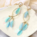 Jewelry WholesaleWholesale geometric color sequins petals leaves tassels Pearl Earrings JDC-ES-C472 Earrings 陌茗 %variant_option1% %variant_option2% %variant_option3%  Factory Price JoyasDeChina Joyas De China