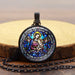 Jewelry WholesaleWholesale Christian Virgin Mary Alloy Glass Piece Time Gemstone Necklace JDC-NE-Hengx002 Necklaces 横湘 %variant_option1% %variant_option2% %variant_option3%  Factory Price JoyasDeChina Joyas De China