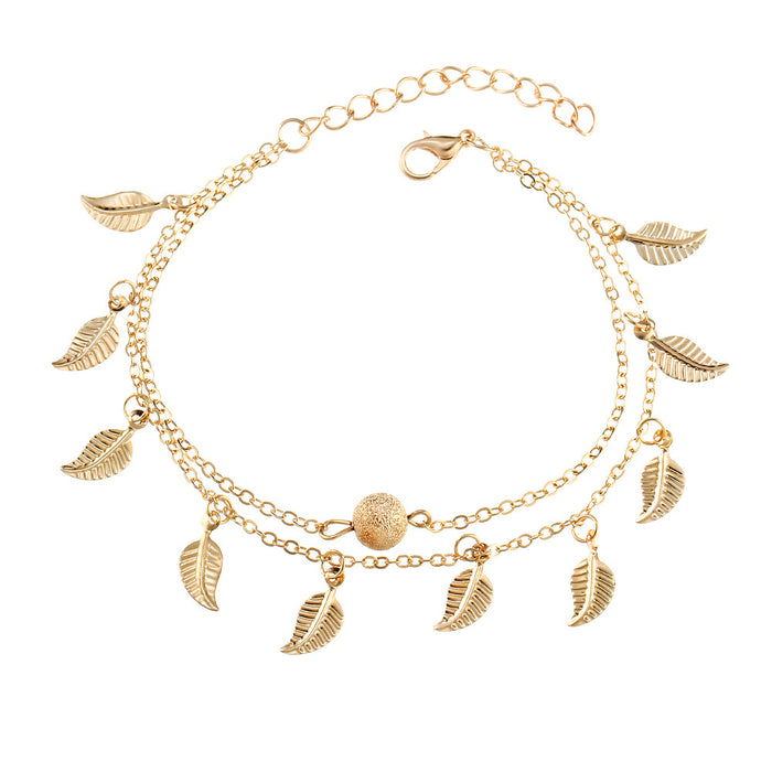 Wholesale small leaf bracelet JDC-BT-F945