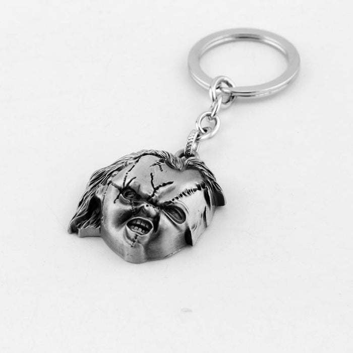 Wholesale Chucky Exquisite Electroplated Alloy Keychain Pendant JDC-KC-AngJ011