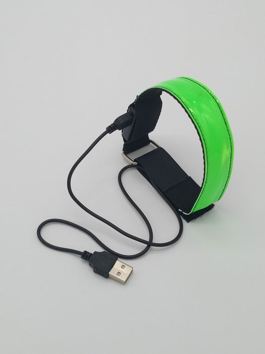 Wholesale USB Charging Rechargeable LED Nylon Webbing Night Running Outdoor Sports Running Light JDC-FT-XuanD001