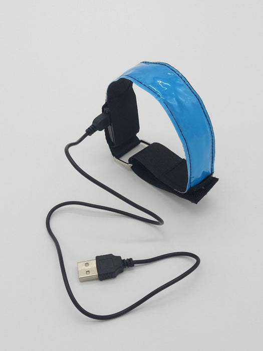 Wholesale USB Charging Rechargeable LED Nylon Webbing Night Running Outdoor Sports Running Light JDC-FT-XuanD001