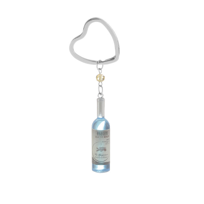 Wholesale wine bottle keychain pendant  MOQ≥2 JDC-KC-ZJ010