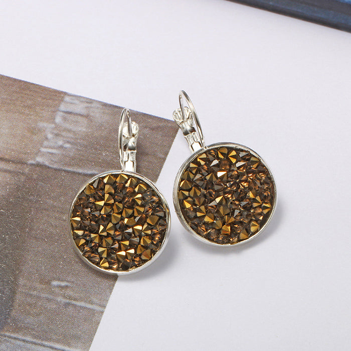 Jewelry WholesaleWholesale Colored Diamonds Earrings Gemstones Personality MOQ≥2 JDC-ES-Fangt012 Earrings 芳拓 %variant_option1% %variant_option2% %variant_option3%  Factory Price JoyasDeChina Joyas De China