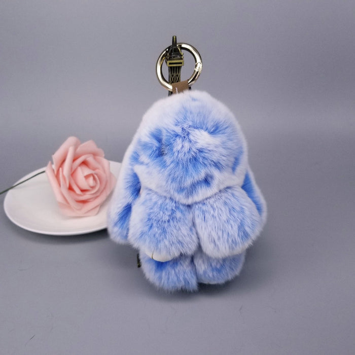 Jewelry WholesaleWholesale real Rex rabbit hair rabbit Keychain MOQ ≥ 10 JDC-KC-YZ008 Keychains 永泽 %variant_option1% %variant_option2% %variant_option3%  Factory Price JoyasDeChina Joyas De China